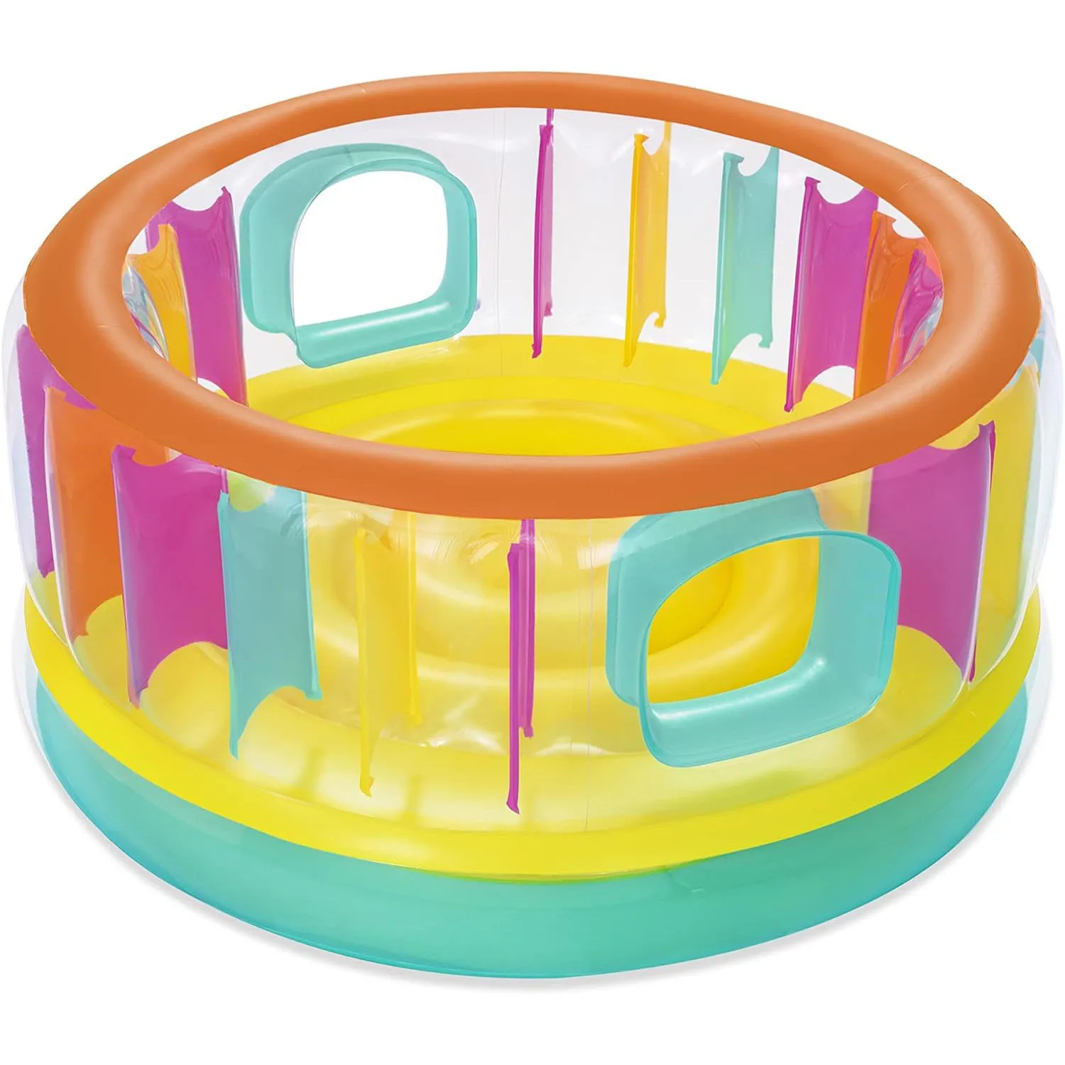 Customized inflatable trampoline toy castle paradise children's jumping bed, household infant indoor small naughty castle