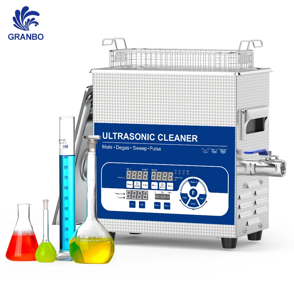 

Granbo 10L Digital Ultrasonic Cleaner for Laboratory Medical Hospital Multifunctional Cleaning Machine With Timer Heater Power