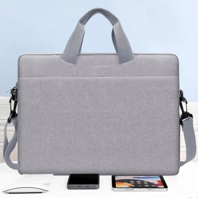 Laptop Bag 14 15 Inch Water Resistant Laptop Sleeve Case with Shoulder Straps Handle Notebook Computer Case Briefcase