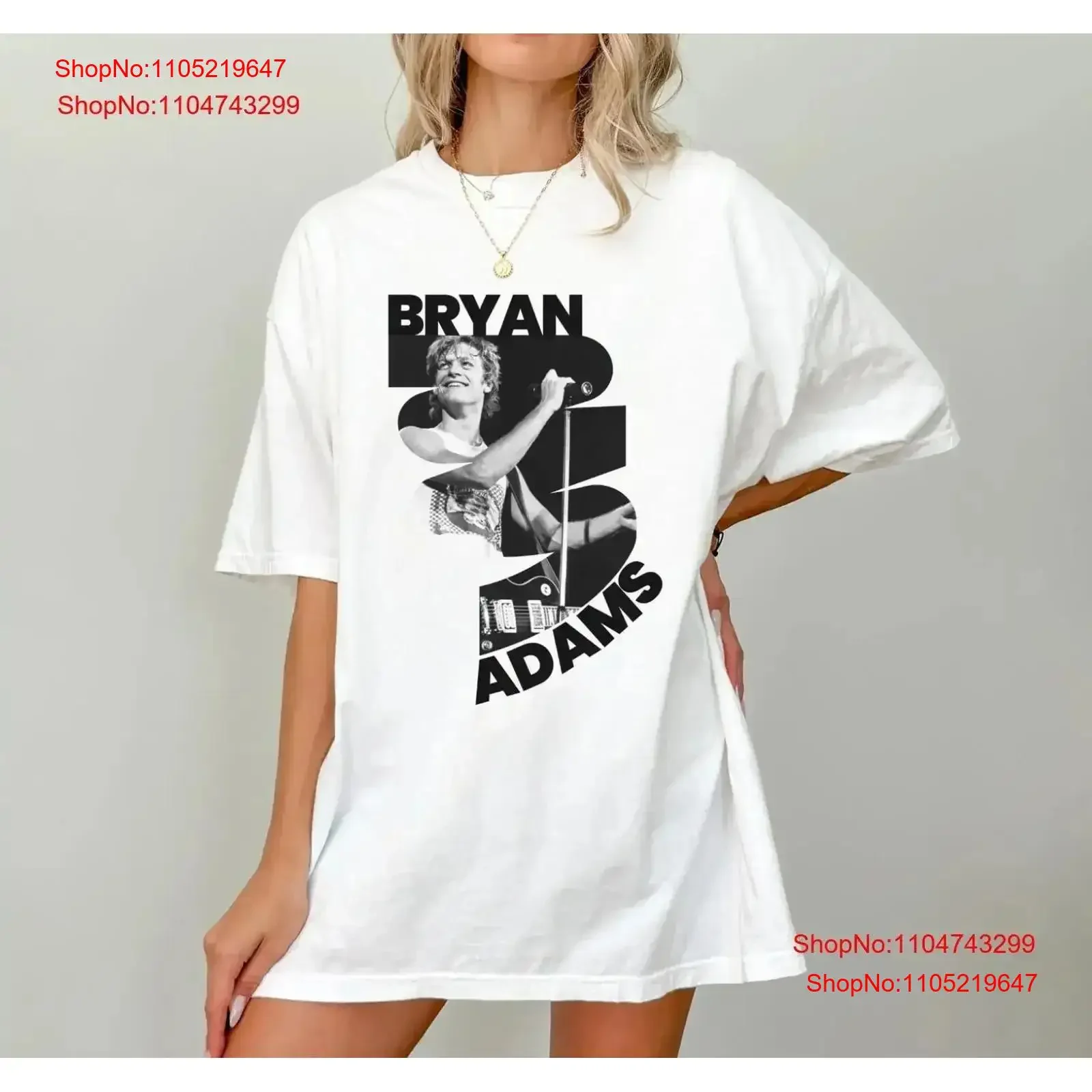 

Vintage Bryan Adams Waking Up The World T Shirt Tour Washed Stretched homme Breathable Soft Comfortable Stylish vintage Washed