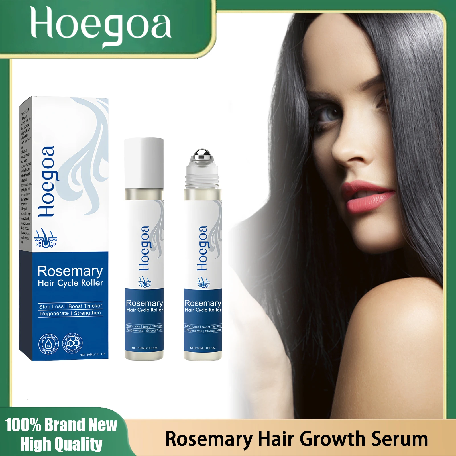 

Hair Growth Serum Roll On Anti Frizz Split Ends Moisturizing Smooth Hair Care Products Strengthen Hair Roots Scalp Treatment Oil