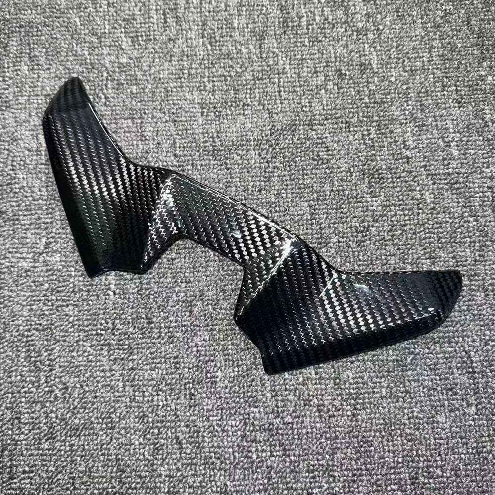 ل انتصار شارع الثلاثي 765 R RS 765R 765RS Moto2 2023 + دراجة نارية Fairings لوحة الجبهة الغطاء العلوي ألياف الكربون هدية القلنسوة