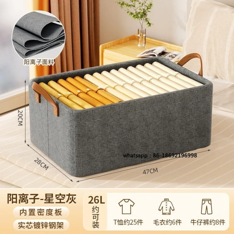3 Clothes Storage Boxes, Household Clothes and Pants Organizers, Dormitory Fabric Wardrobe, Layered Storage Artifacts