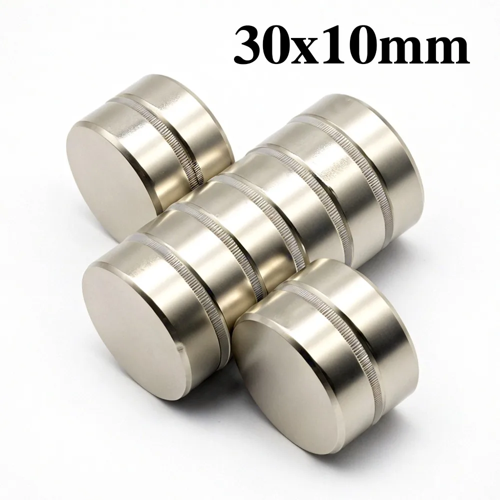 

30x10mm Super Powerful Round Magnet Neodymium Magnet NdfeB N35 Strong Permanent Magnetic imanes Refrigerator Magnet