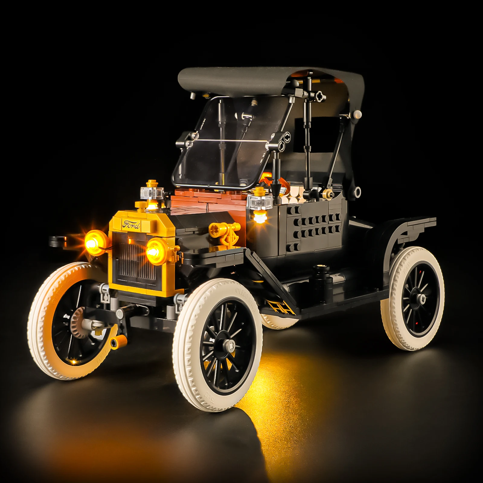 

Светодиодный аксессуарный светильник HPROSPER (без модели) для LEGO 11376 Ford Model T, простая установка, скрытая проводка