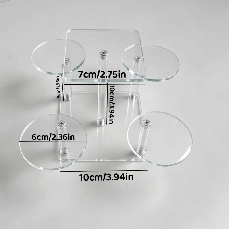 High Transparency Acrylic Display Rack for Jewelry and Cosmetics