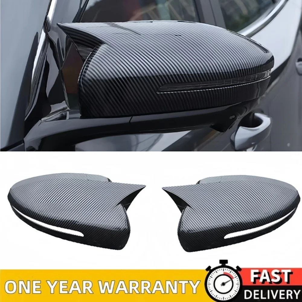 

Car Cow Horn Rearview Mirror Cover For Changan CS55 Plus 2022-2024 Reverse Mirror Protection Cover Modified Accessories