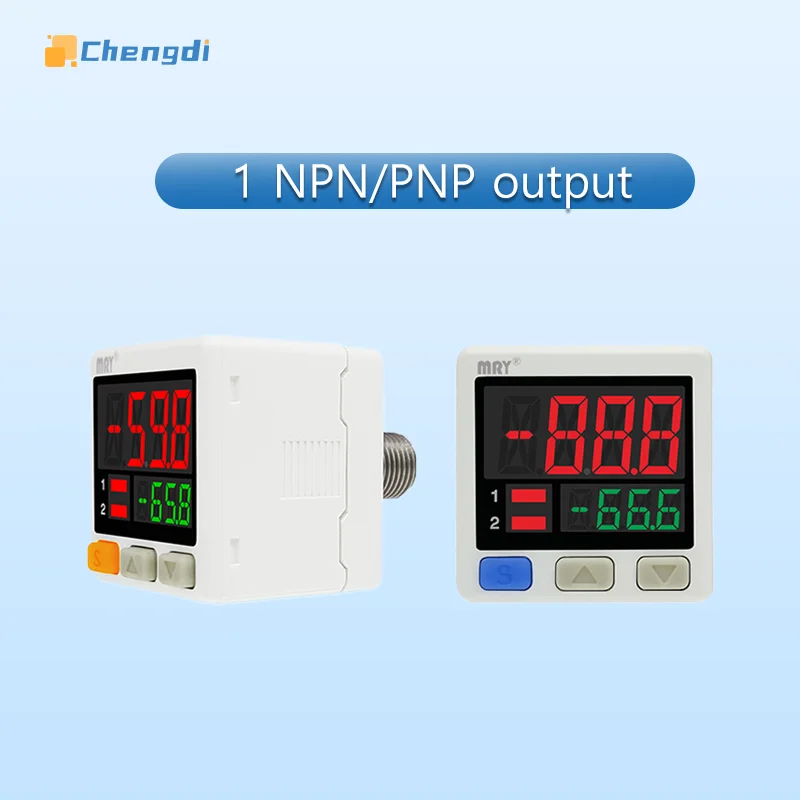 High-Precision Digital Pressure Switch For Positive Vacuum manometer Air Pressure Gauge Replace Pointer Gauges NPN/PNP Output