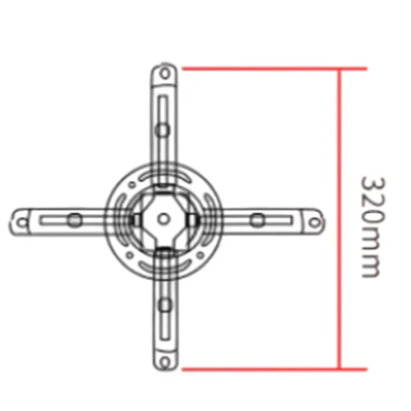 Nowy Elektryczny Projektor Krótkoogniskowy Uchwyt Ścienny Teleskopowy Wspornik Ścienny Wysuwany Regulacja Wysokości