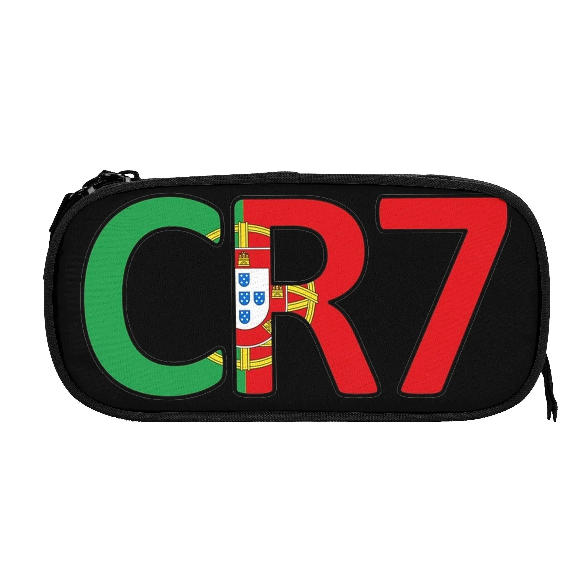Fun CR7 Ronaldo 7 Pencil Cases Soccer Pencil Box Pen Box Kids Large Storage Pencil Bags School Supplies Cosmetic Stationery - view 2