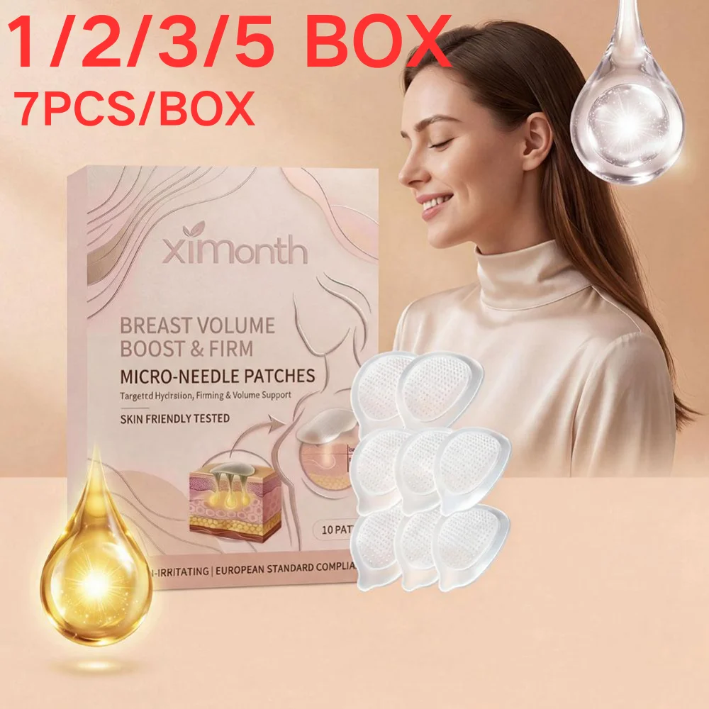 Breast Firming Micro Needle Patches Targeted Hydration Skin 10pcs/Box Elasticity Support Overnight Body Care for Women