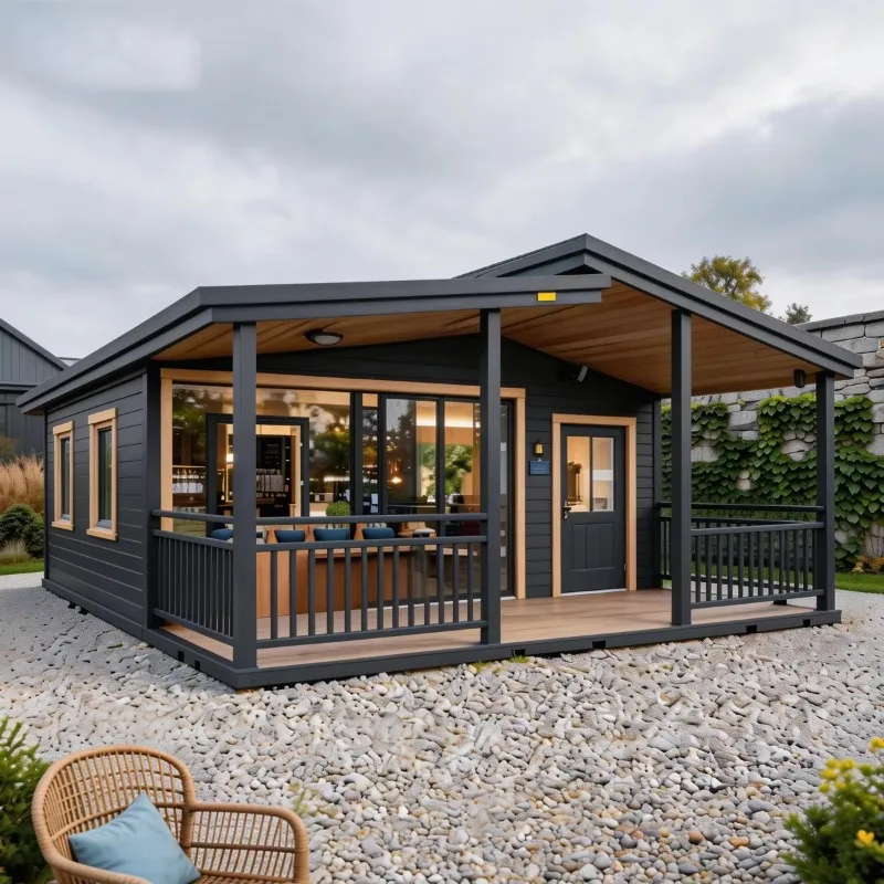 Multi Functional Prefab House 2 3 4 Bedroom Expandable Container Villa with Bathroom Custom Layout 2 3 Bedroom Wooden House