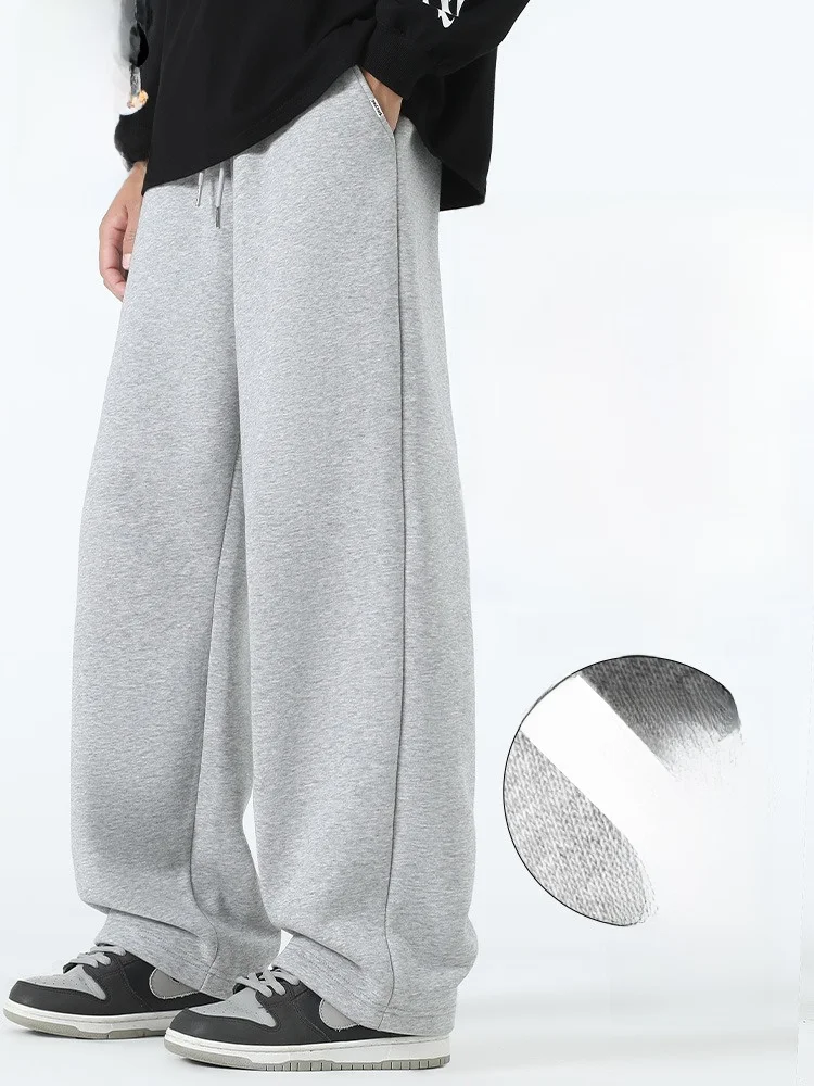 

Мужские повседневные брюки американского стиля, утепленные флисом, прямого кроя, из смесового хлопка и полиэстера