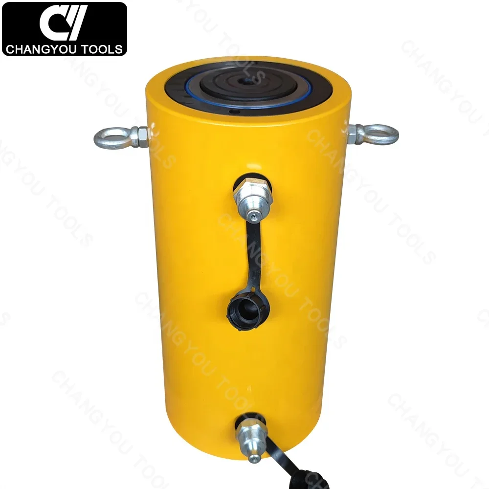 RR-100200 Double-acting hydraulic piston cylinder works in both directions