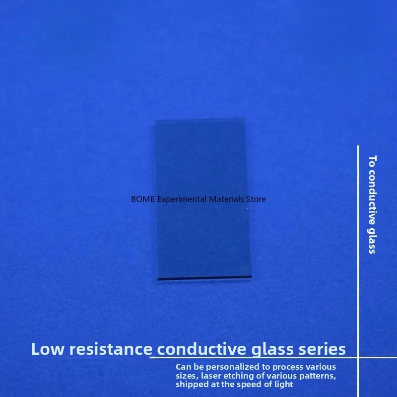 Electrochemical Deposition Experiment ITO Conductive Glass 6Ω 10201.1mm 200pcs for Photoelectrocatalysis
