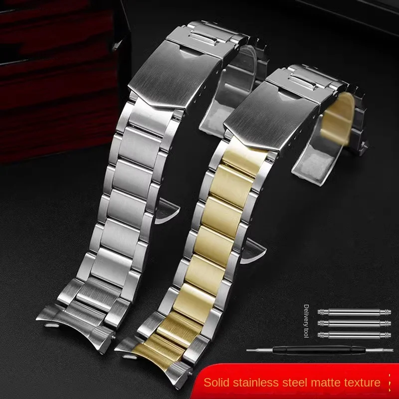 Solid Stainless Steel Watchband For Tudor Black Bay 79230 79730 Heritage Chrono Watch Strap Wrist Bracelet Men's wristbands 22mm