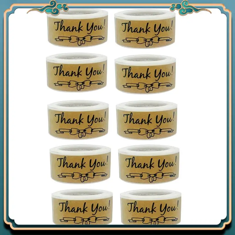 (Новинка)-1200 шт. Набор наклеек с благодарностью, рулон этикеток с наклейками с благодарностью, спасибо за конверт, розничный магазин, 75X25 мм, наклейка с благодарностью
