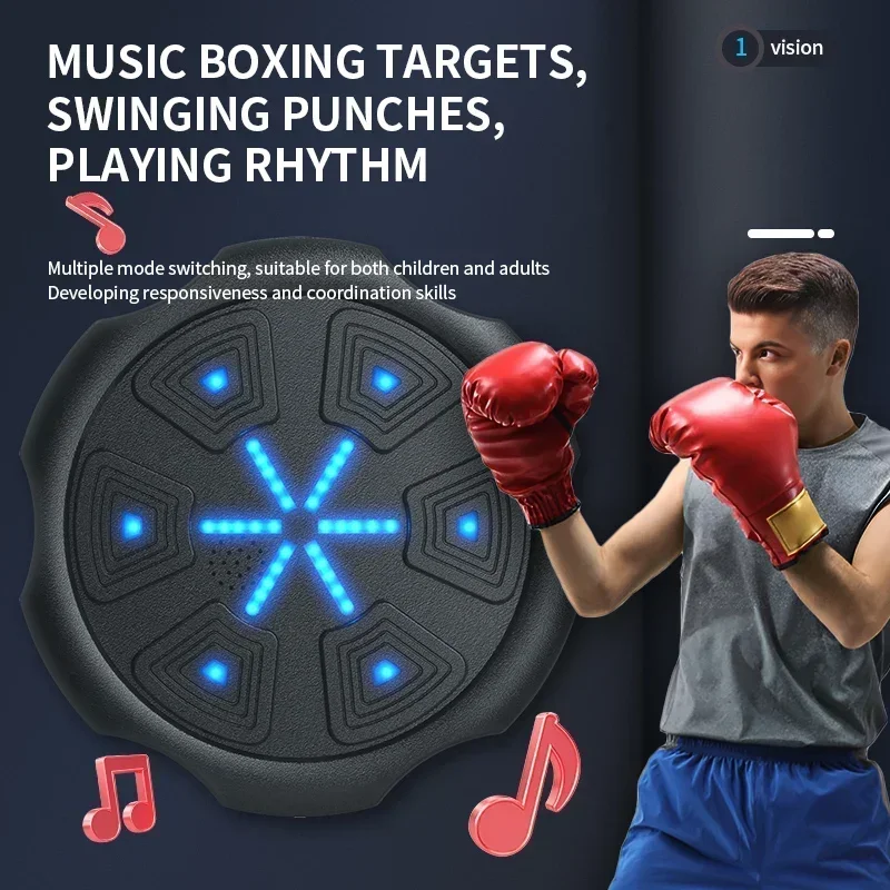 Electronic intelligent Music Boxing Machine Wall Mounted Boxing Game