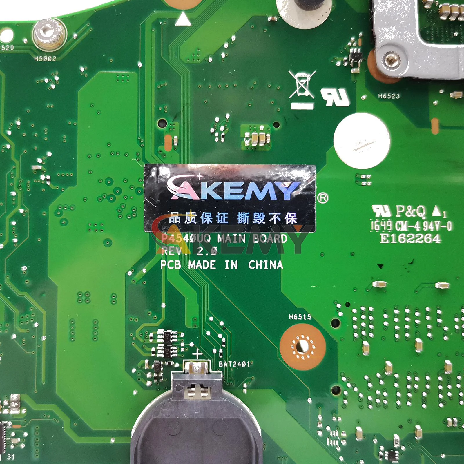 ASUS ProArt PRO454UQ P4540U PU554U P4540UQノートパソコン用P4540UQマザーボード、I3 I5 I7 CPU搭載、100%テスト済み、OK、在庫あり