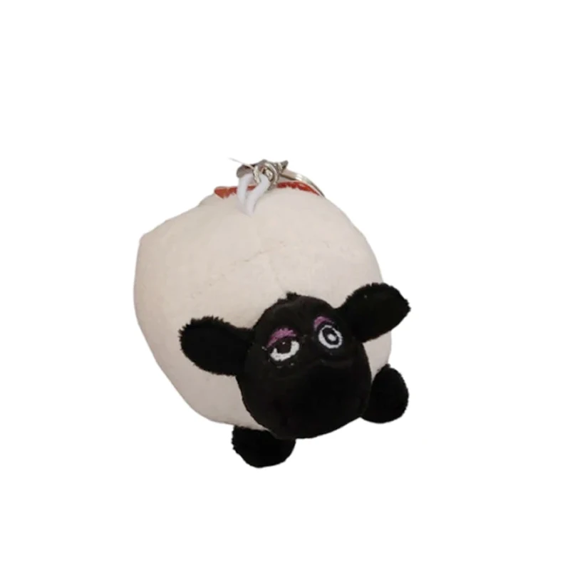 Anime Sheep plush keychain Cartoon Animal Figure Kind Friend Shirley Stuffed Doll Car keyring Bag Pendant toy Christmas Gifts