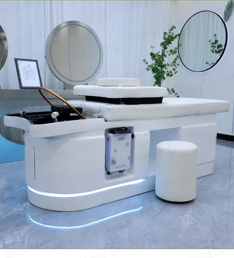 XinSheng 2025 Salon-Massage-Shampoo-Liege, Kopf-SPA-Haarwasch-Ausrüstung, Schönheitspflege-Couch, Sofa-Kissen, Gewerbliche Möbel – Detail 17
