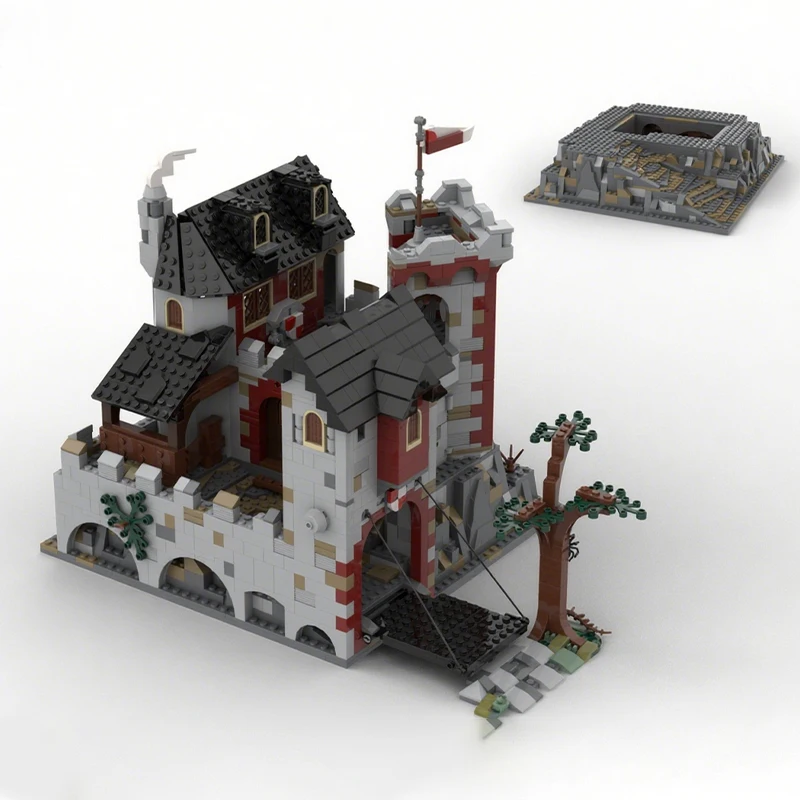 

2027 шт. MOC Замок Rodenstein Замок Строительные блоки Рождественский подарок Мастерская серия Коллекционное издание Модель