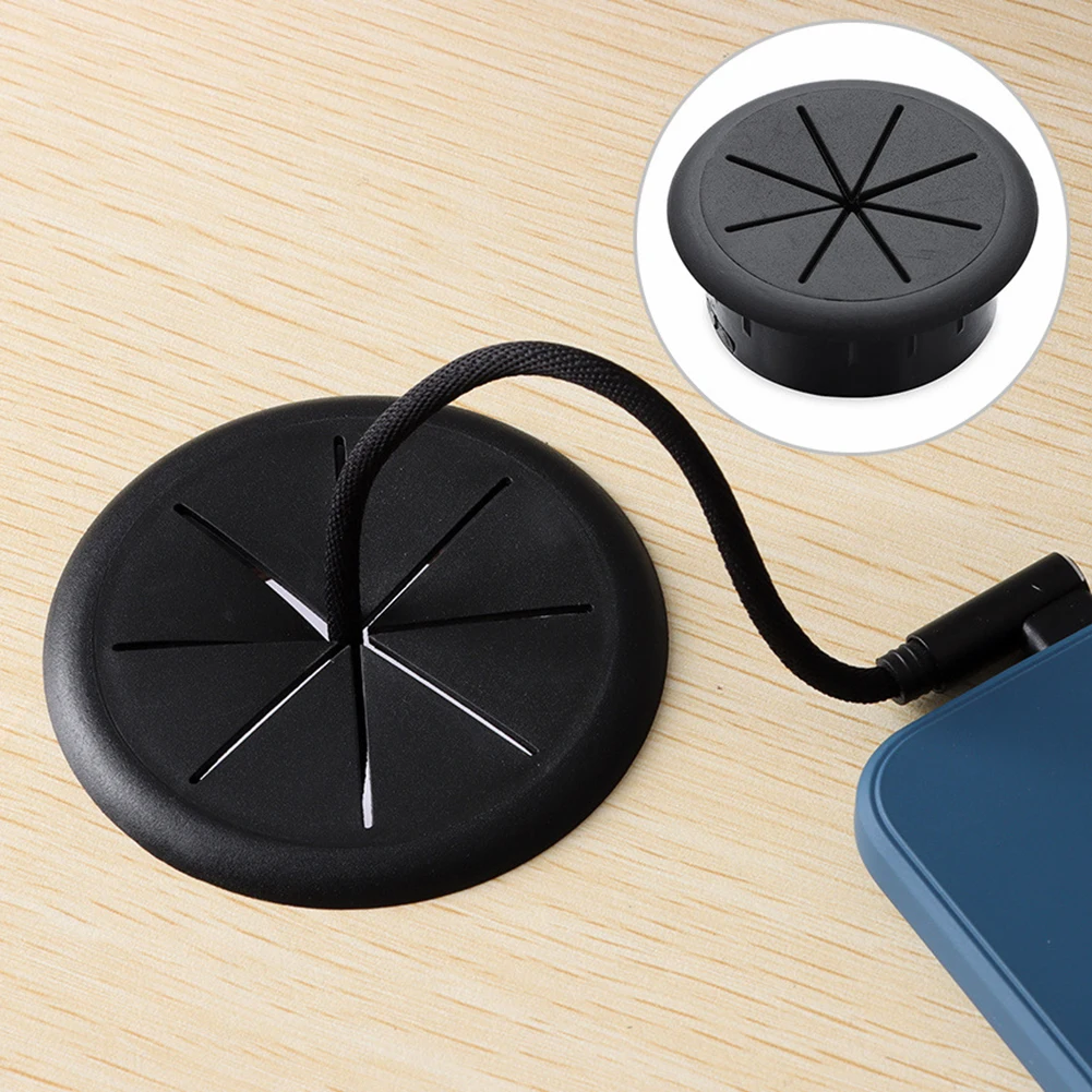 Threading Box Cover Desktop Cable Box Hardware Home Improvement Wire Hole Cover Desk Cord Grommet High Quality