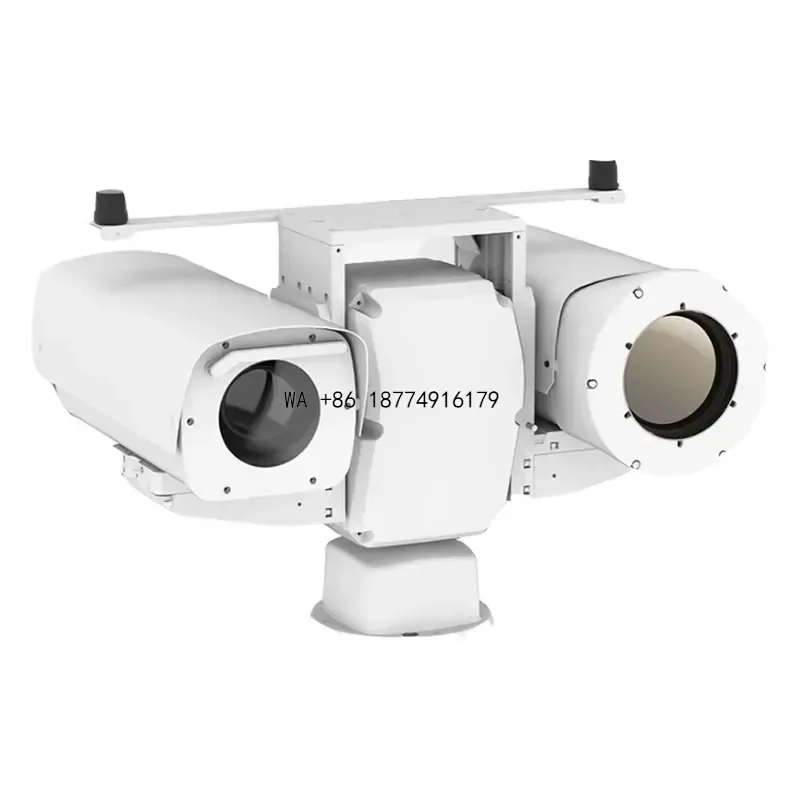 wmwmnu Long Range Dual Spectrum PTZ Thermal Imager Sensitivity, Continuous Zoom Lens for Smart FireODM