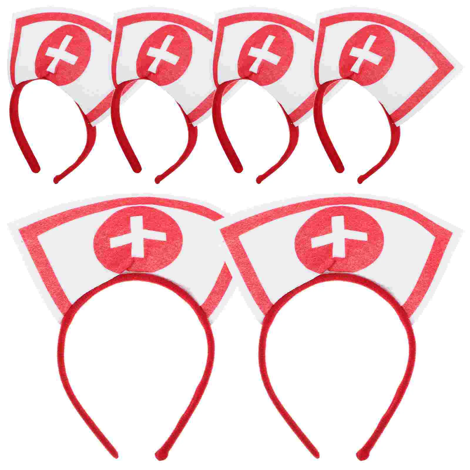 6 Pcs Halloween Headband Cosplay Props Themed Dress up Accessory Party Costume Girl Women's Hair Fabric Headdress