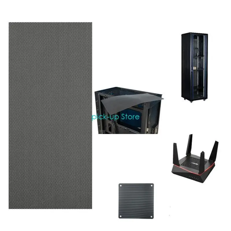 Q5WA Computador Mesh Filtro poeira PC PVC Diy para capa Filter Filer Filtro poeira NETA PARA CASE TAPA CAPA CASA