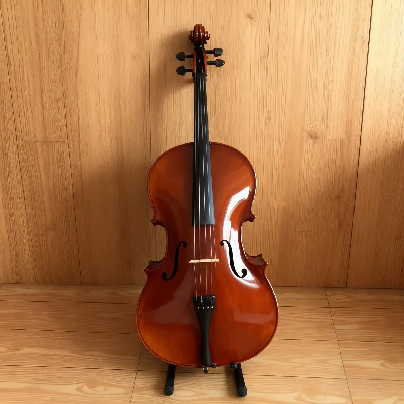 Violonchelo hecho a mano de alta calidad 4/4 3/4 1/2 1/4 1/8, violonchelo lateral trasero de tilo, instrumento de cuerda para principiantes, violonchelo profesional