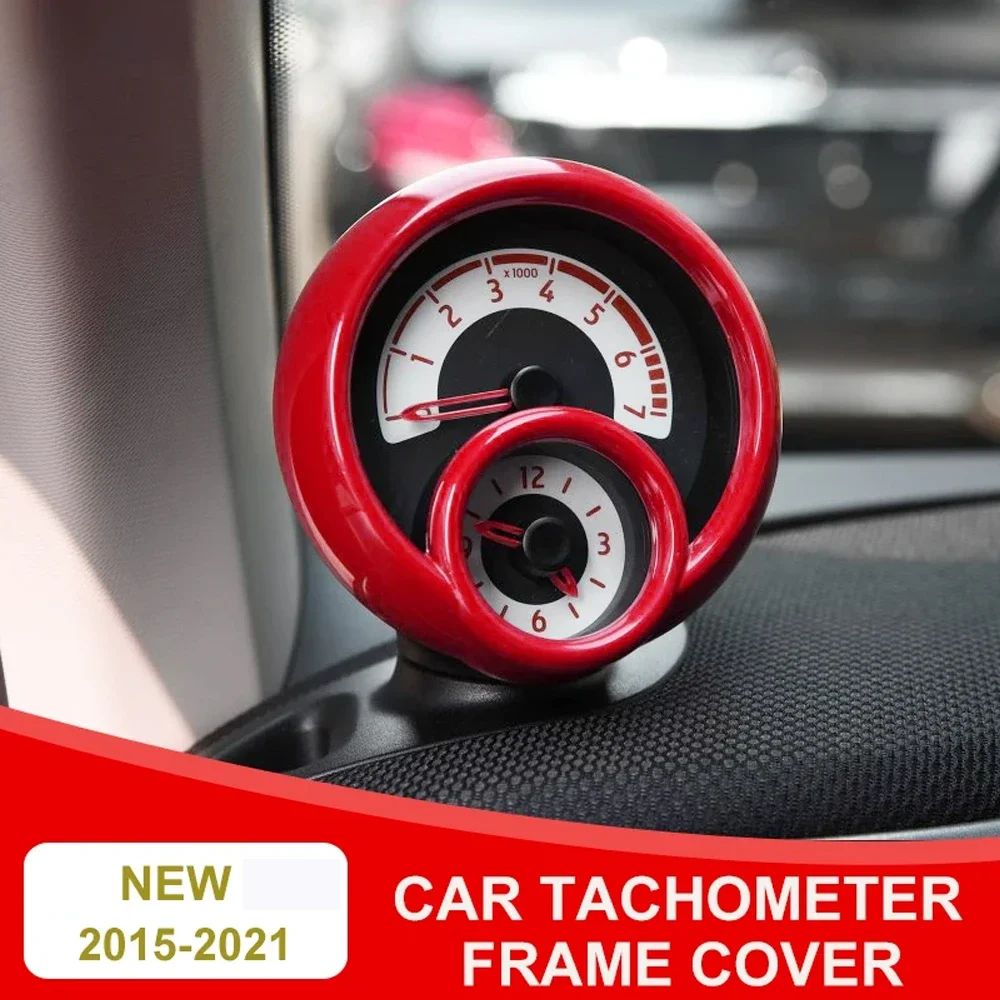 For New Smart 453 Fortwo Forfour Car Tachometer Instrument Panel Frame Moulding Cover Case Interior Decoration Auto Accessories
