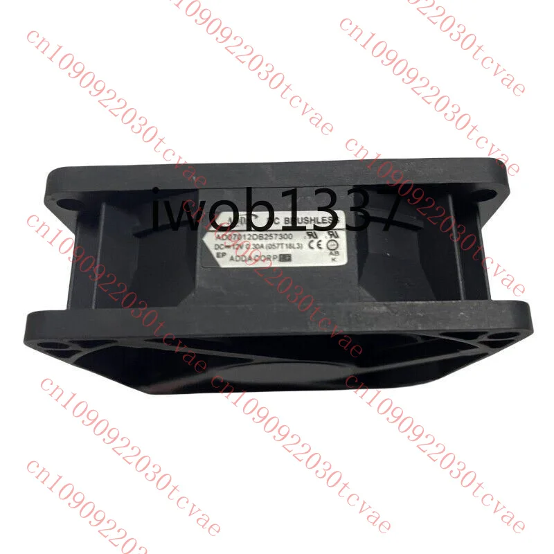 

New for ADDA AD07012DB257300 DC 12V 0.30A 3 Lines Server Square Cooling Fan
