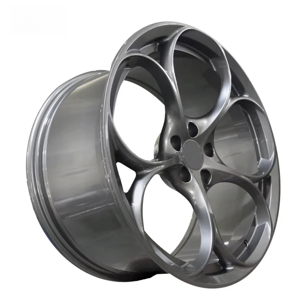 Custom Lightweight Performance Gray 5x98 5x110 16 17 18 19 20 Inch 6061t6 Alloy Forged Racing Wheel for Alfa romeo
