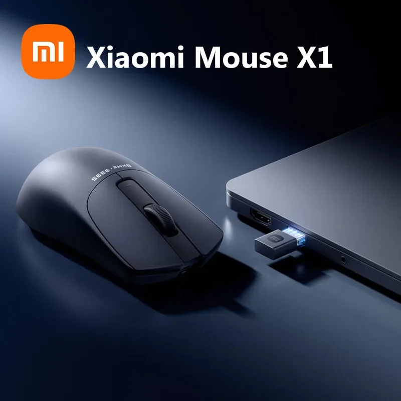 New Xiaomi Mouse X1 Wired Wireless 2.4G Gaming Mouse Dual 8K Mechanical Lightweight Custom Settings TTC Esports Micro Switch