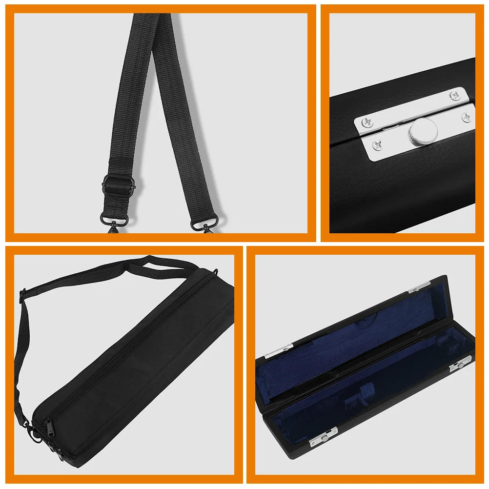 

1Set Flute Storage Case Oxford Cloth Portable Carrying Bag Adjustable Shoulder Strap Wind Instrument Protection Holder