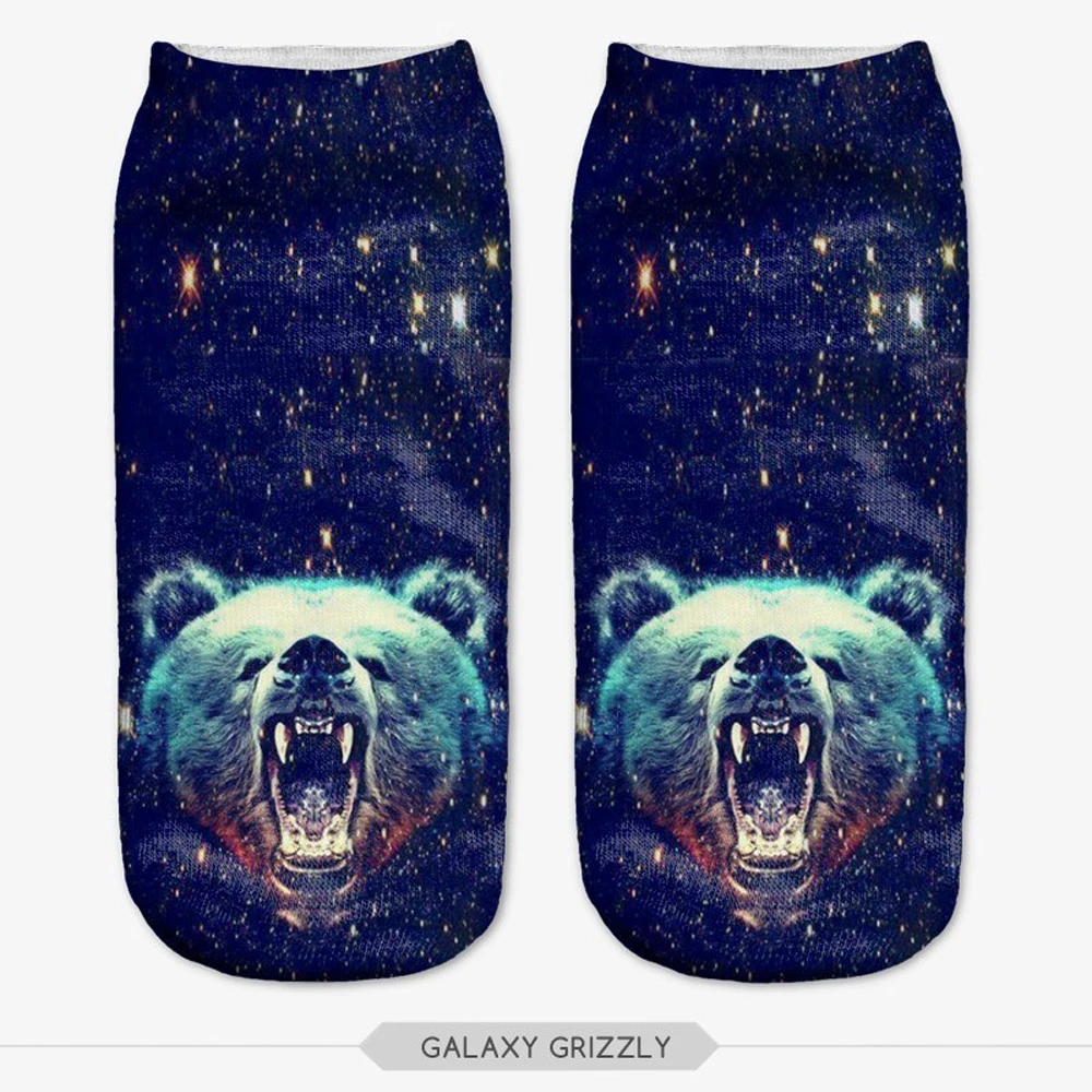 Neue 3D-Gedruckte Trendige Unisex Niedrige Knöchelsocken, Damen Casual Tier-Socken, Weihnachtsgeschenk, Dropshipping – Detail 5