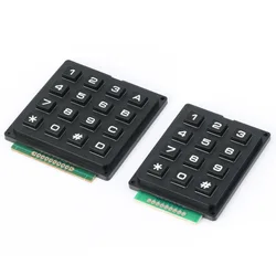Microcontroller Toetsenbord Drukknop Matrix 4*3 4X4 16 Toetsen Industriële Toetsenbord Module Rij En Kolom Scanning
