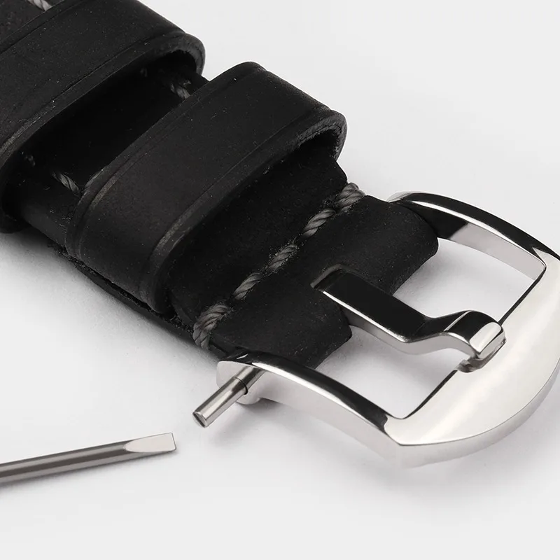 FUYIJIA الرجال مخصص 316L الفولاذ المقاوم للصدأ تلميع دبوس مشبك إبرة عرض 4 مللي متر ساعة المشبك 16 مللي متر 18 مللي متر 20 مللي متر 22 مللي متر 24 مللي متر حزام مشبك