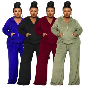 L-4XL femmes africaines de haute qualité vêtements garanties costume plus la taille deux pièces ensembles décontracté pantalon ample olympiques dropshipping en gros