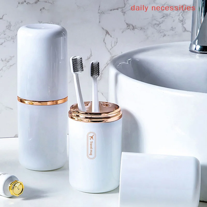 Portable Travel Toothbrush And Toothpaste Holder Storage Case_voghion.com