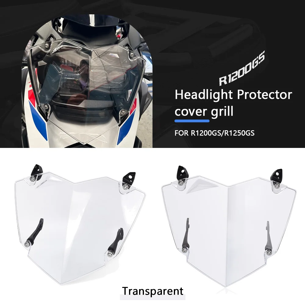 

Motorcycle Headlight Guard Protector Acrylic Cover For BMW R1250GS Adventure GS1250 2013-2023 2022 R1200GS LC R 1200 GS GS1200