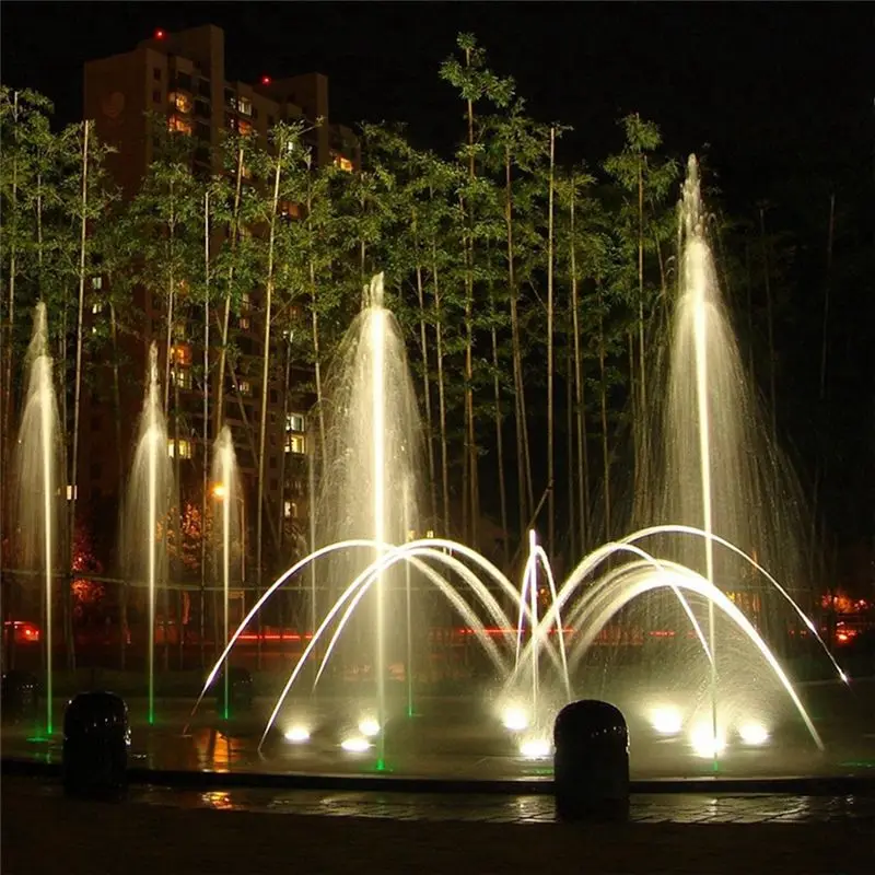 Underwater Light Embedded High Voltage 85-265V LED Floodlight RGB Fountain Pool Pond Aquarium Spotlight Bulb Lamp A-AC17
