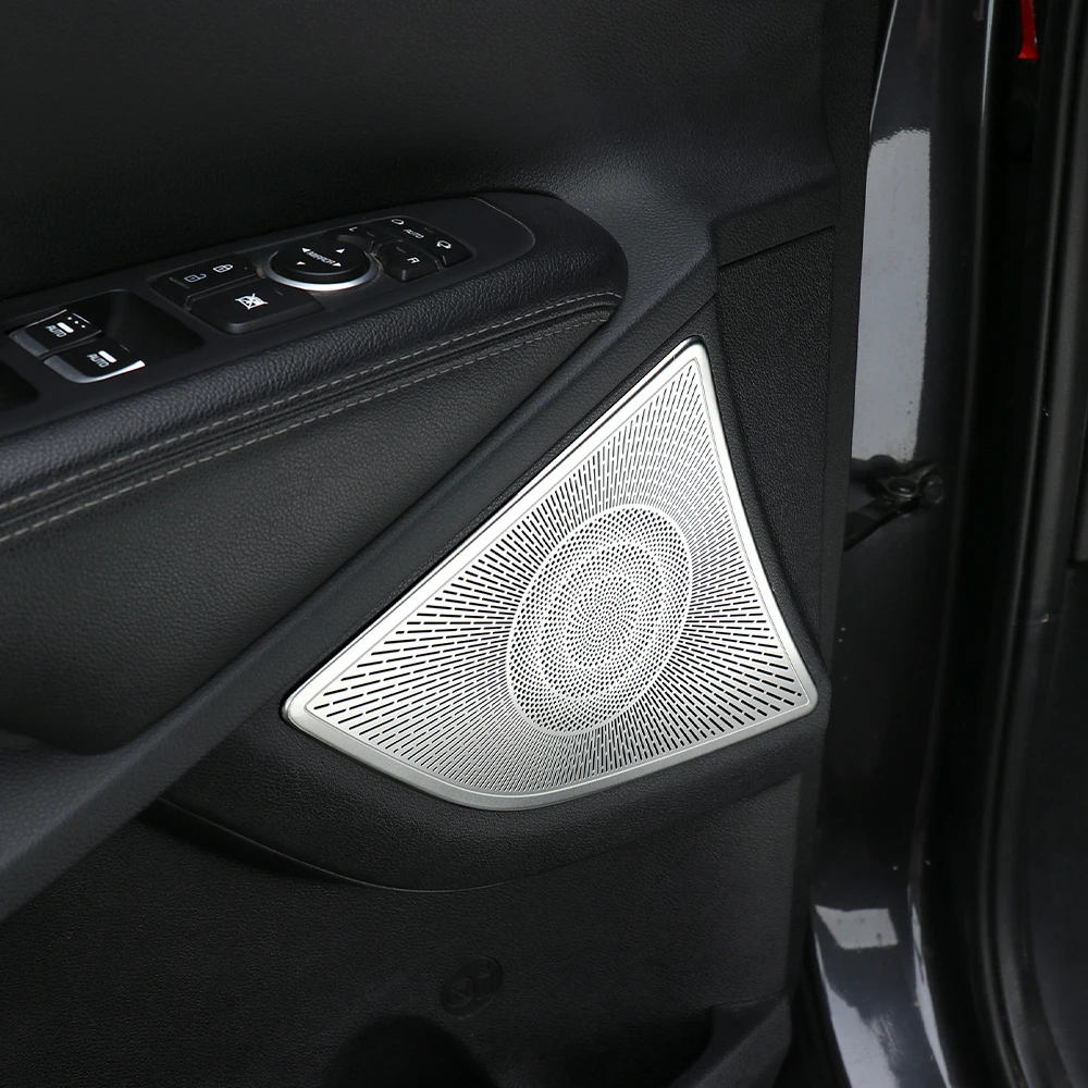 Für Kia Sorento 2014-2020 Edelstahl Autotür-Lautsprecherabdeckung A-Säulen-Hochtöner-Lautsprecherblende Zubehör LHD/RHD – Detail 10