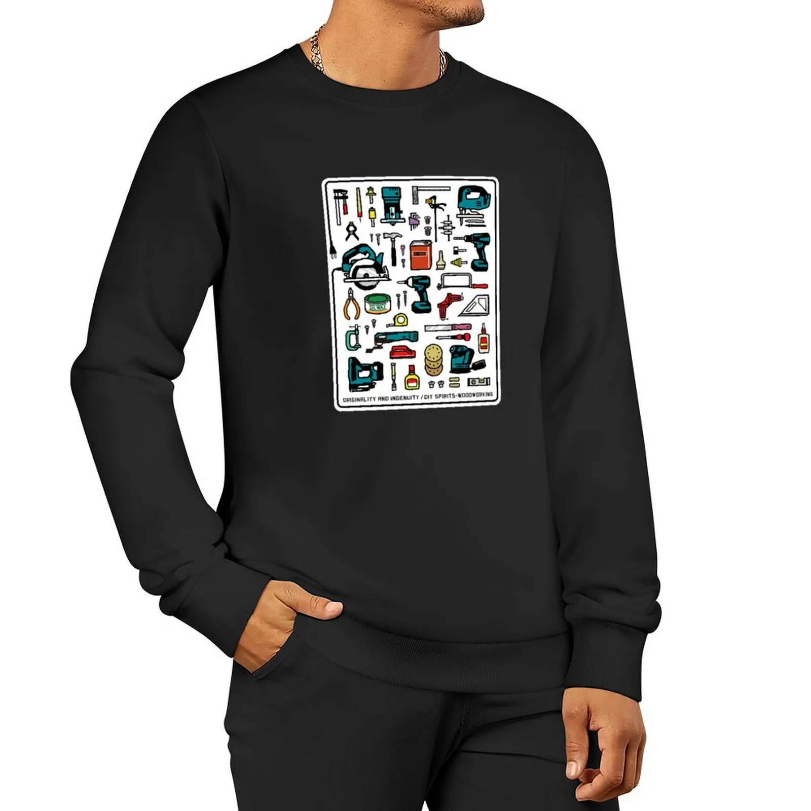 

Woodworking Tools Pullover Hoodie graphic t shirts men new sweatshirt