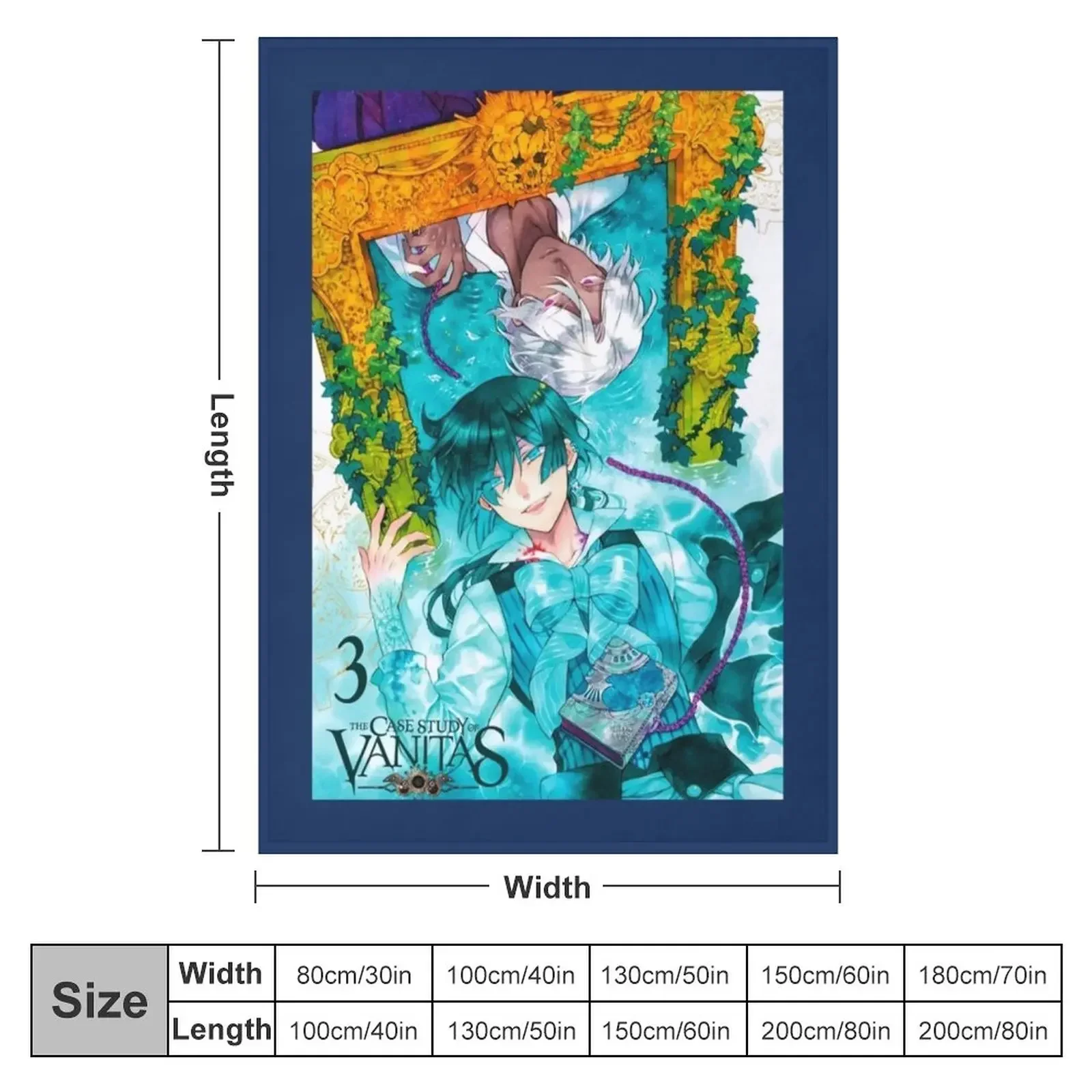 The Case Study Of Vanitas Throw Blanket Cute Plaid Loose Comforter Blankets