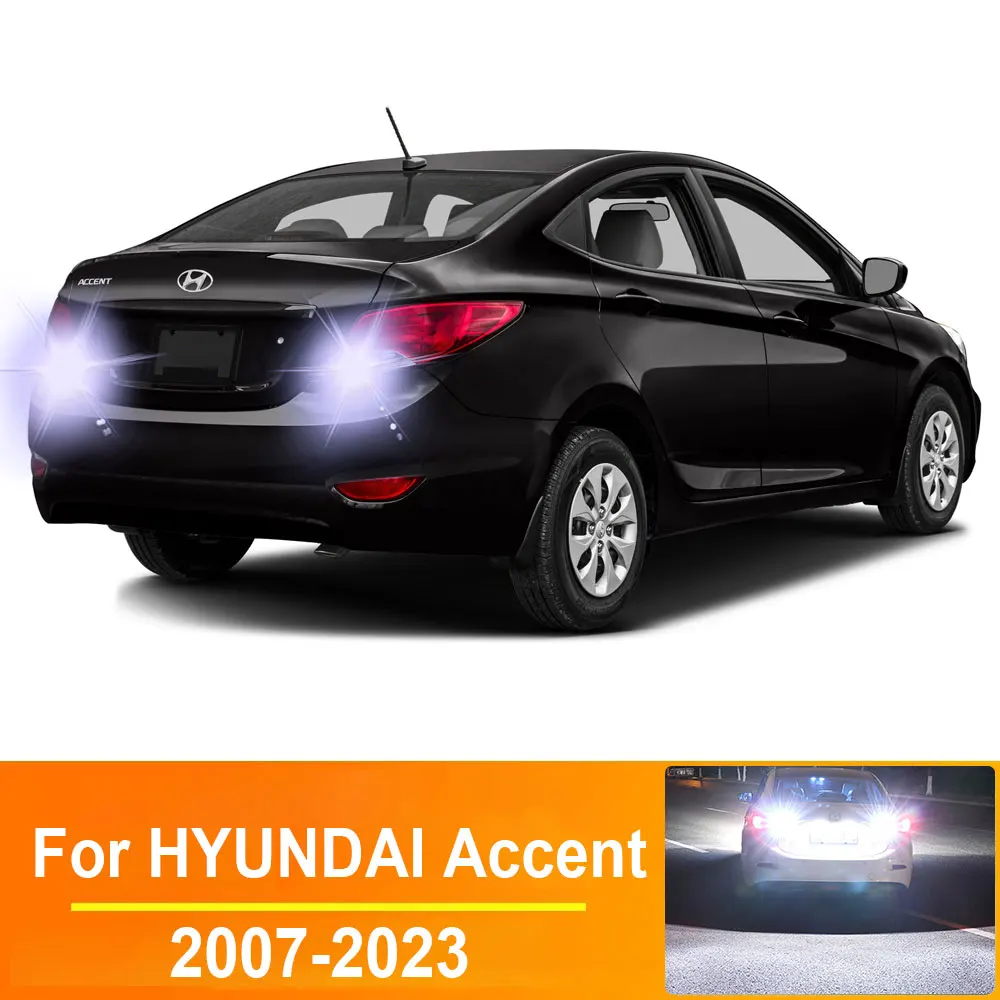 2 sztuki do Hyundai Accent 2007-2015 2016 2017 2018 2019 2020 2021 2022 2023 T15 W16W Żarówka LED cofania Canbus
