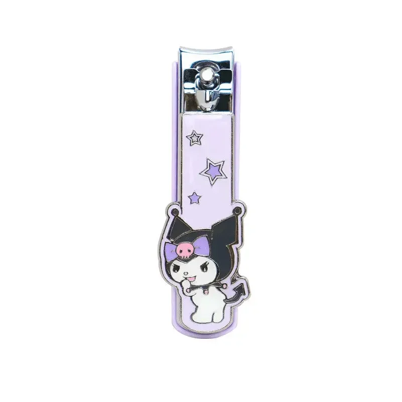 MINISO Kawaii Anime Cinnamoroll Ins Sanrio Nail Clippers Cute Cartoon My Melody Cinnamoroll Fingers Cleaner Gifts for Kids