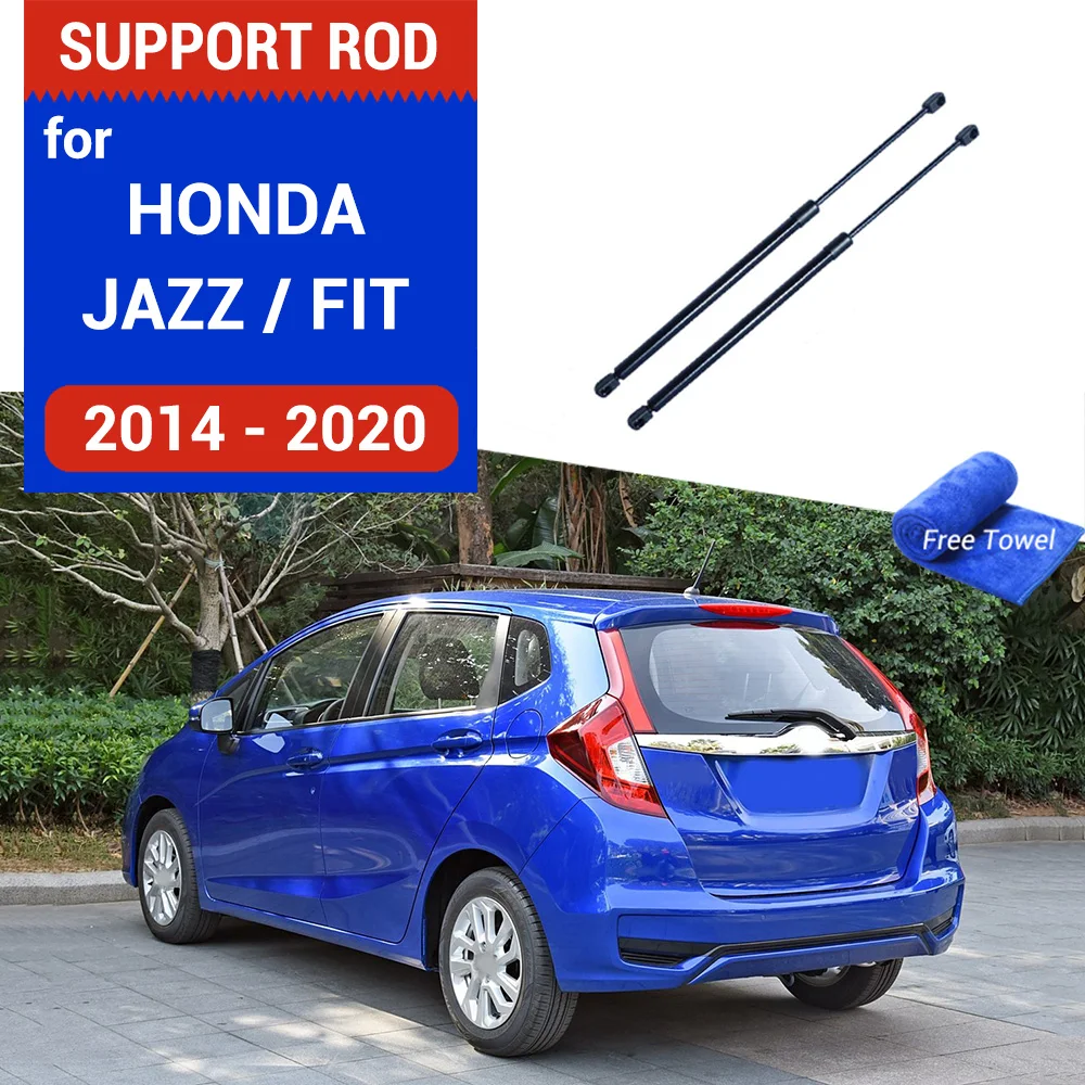Podnośnik tylnych drzwi tylnych Sprężyna amortyzatora do Hondy Jazz Fit 2014-2020 Hydrauliczny pręt do stylizacji samochodu