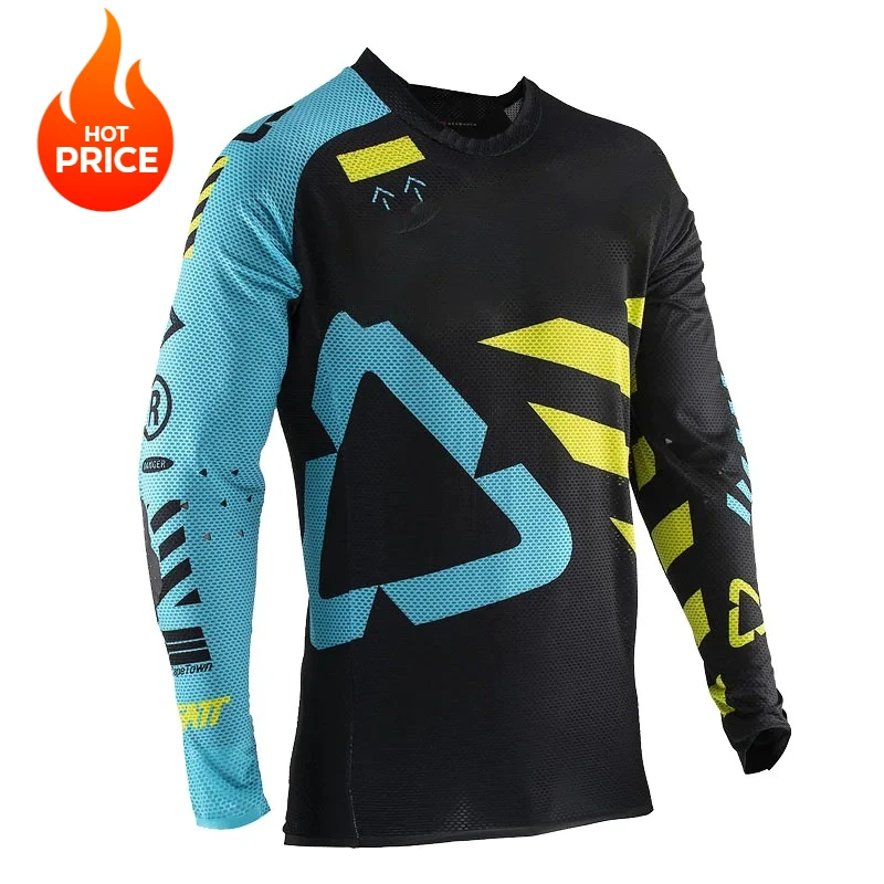 Men Racing Downhill Jersey Mountain Bike M-MTB Jersey Off-road Motorcycle Hombre Riding Y2K 3D Printed Long Sleeved Shirt